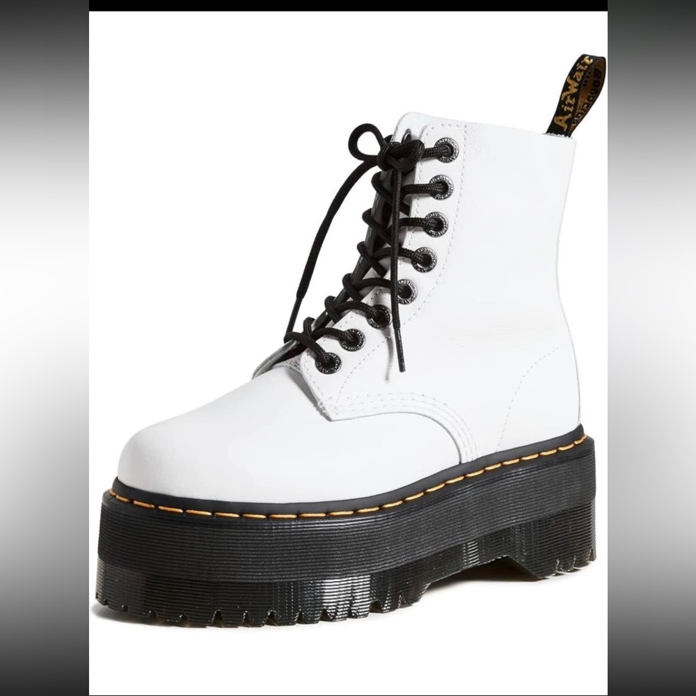 Doc Martens White Platform Pascal Max